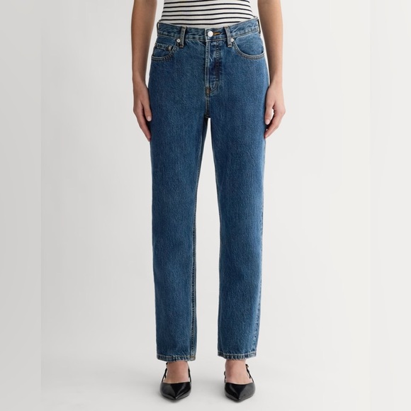 Everlane Women's The ’90s Cheeky Jean Straight Leg Blue Jeans size 26 regular - Picture 1 of 12